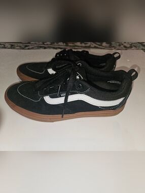 Vans Kyle Walker Black Waffle Cup Gum Sole Skate Shoes 7.5